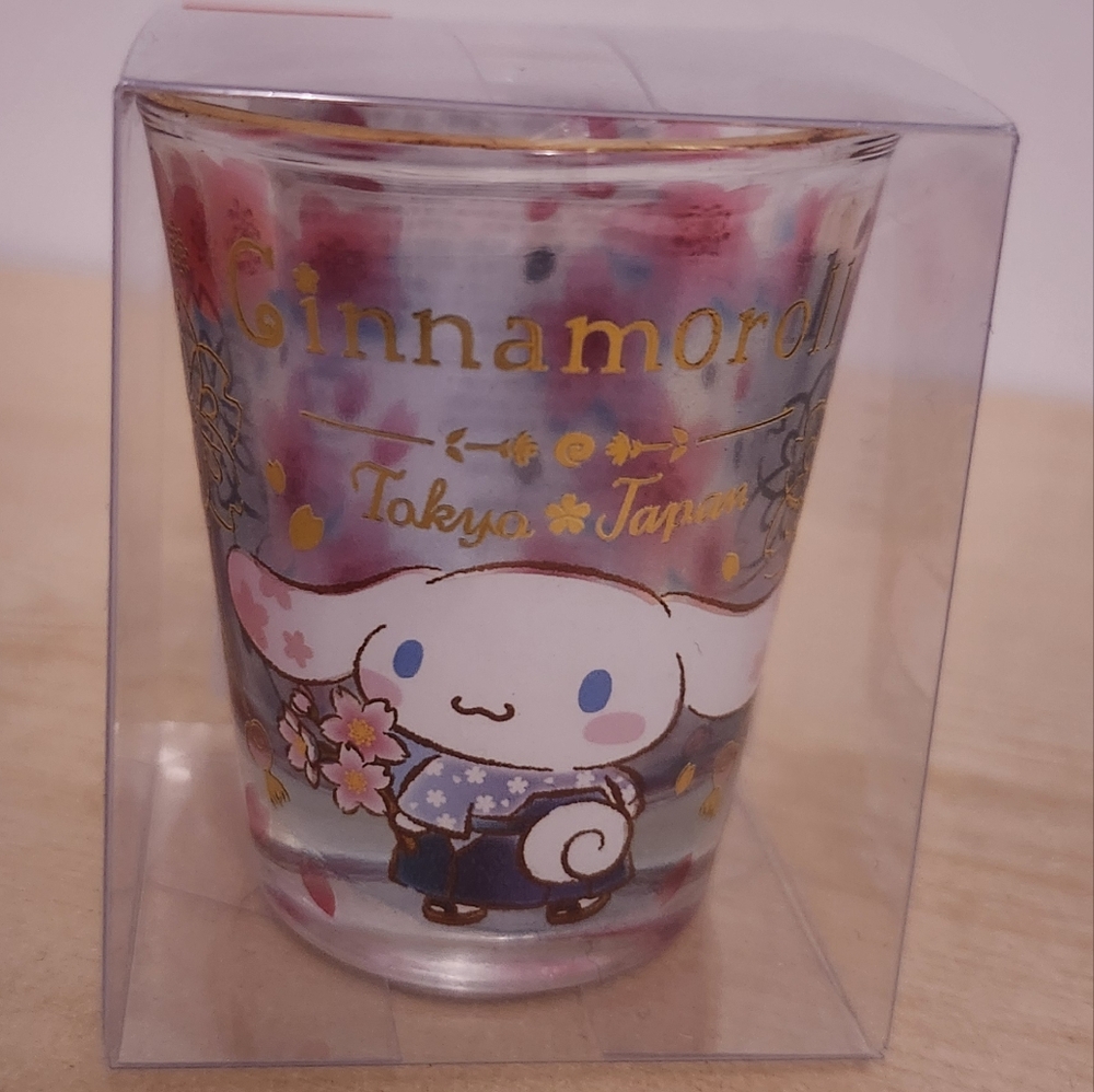 NWT Cinnamoroll Tokyo Japan Shot Glass